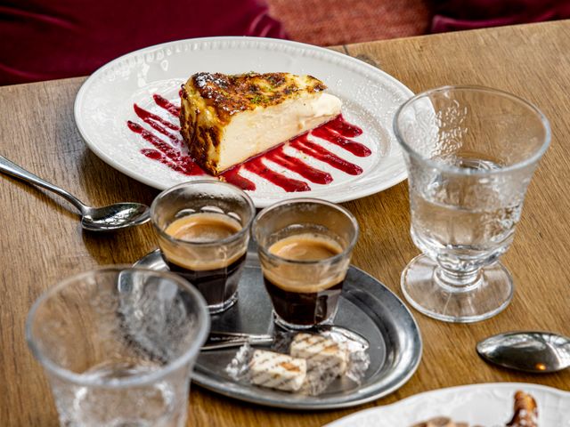 L'Île Burnt cheesecake