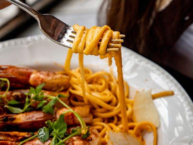 L'Île Linguine aux gambas